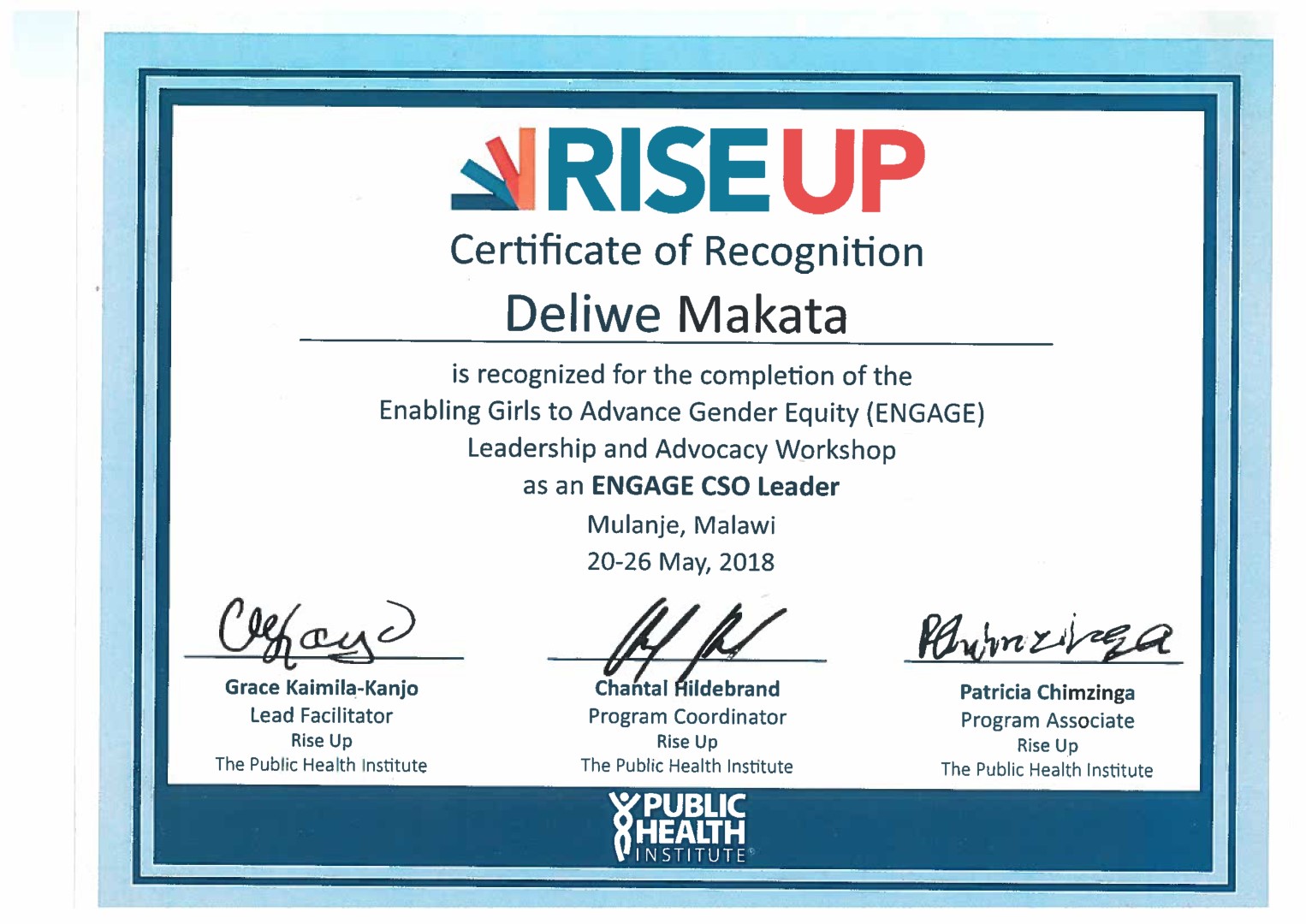 Leadership Development Certification - 2018